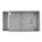 Nantucket Sinks 32In. Large Rectangle Single Bowl Undermount Small Radius Stainless Steel Kitchen Sink, Offset Drain ZR3218-OSD - alternate 4